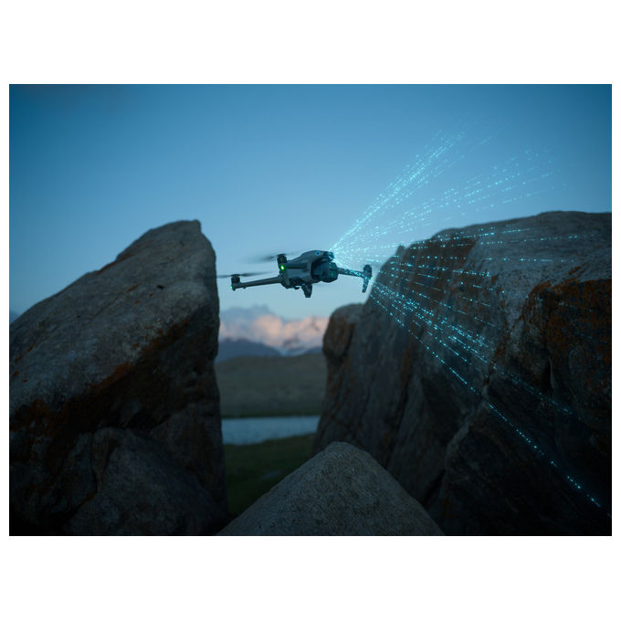 DJI Air 3S Drone Quadricottero Grigio 50MP 4K Fly More Combo 41min Volo 32km