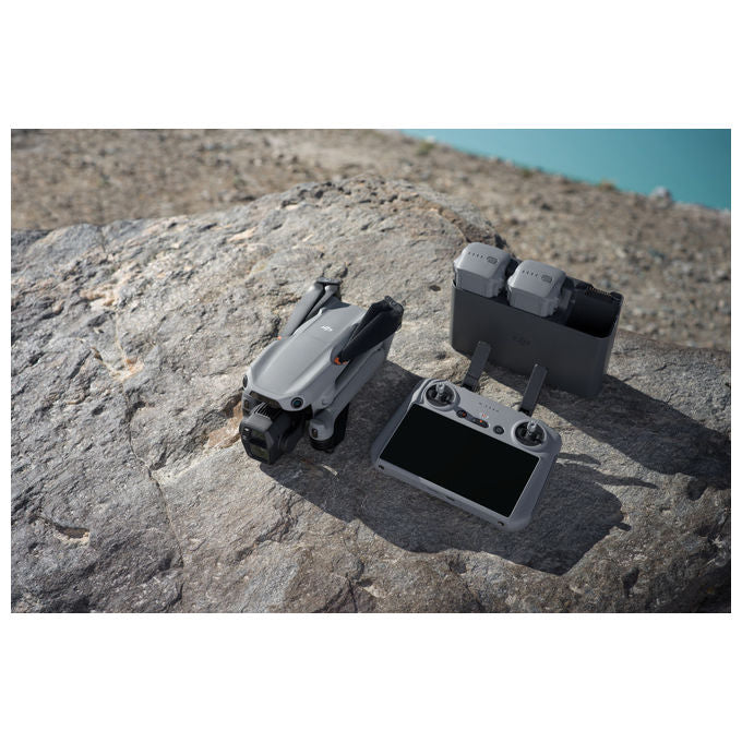 DJI Air 3S Drone Quadricottero Grigio 50MP 4K Fly More Combo 41min Volo 32km