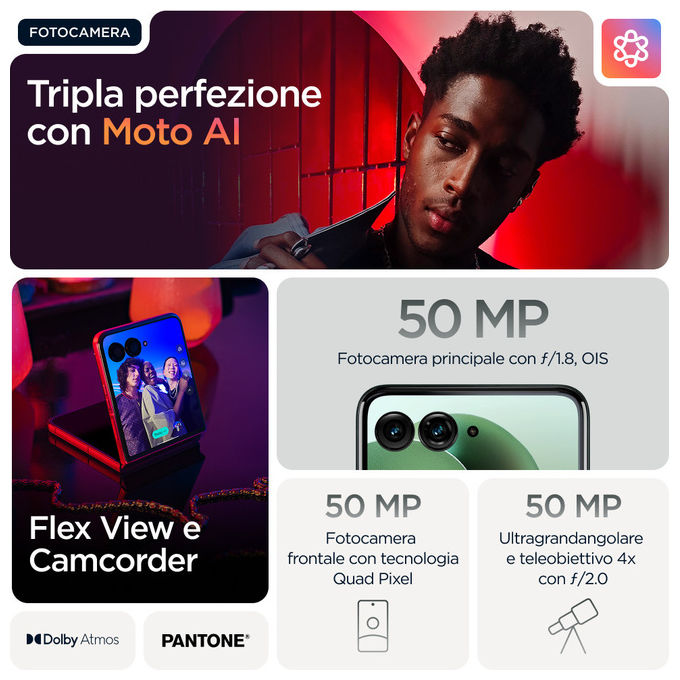 Motorola Razr 60 Ultra Smartphone PANTONE Scarab