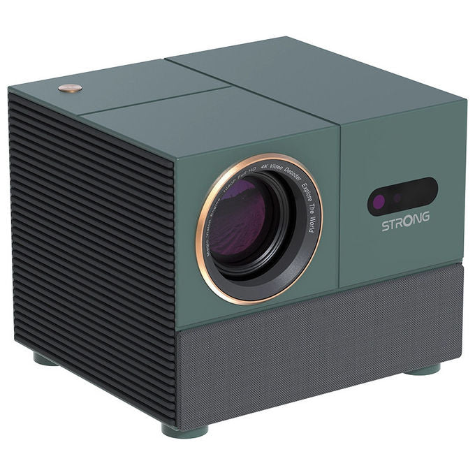 Strong MIRA1 Videoproiettore Smart Google TV 1080p LCD 300 ANSI lumen Wi-Fi Bluetooth Auto Focus colore Verde