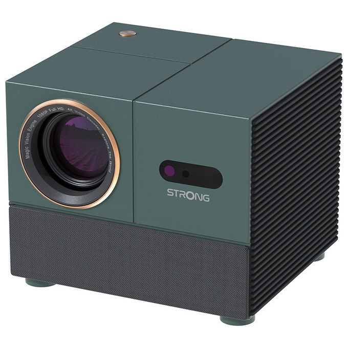 Strong MIRA1 Videoproiettore Smart Google TV 1080p LCD 300 ANSI lumen Wi-Fi Bluetooth Auto Focus colore Verde