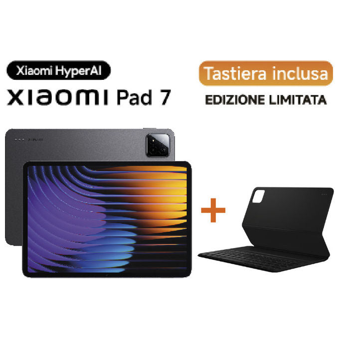 Xiaomi Pad 7 Tablet 11.2'' 128GB 8GB RAM Grigio VHU5557EU - Snapdragon 7+ Gen 3