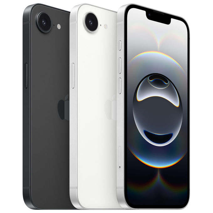 Apple MD1R4QL-A iPhone 16e Smartphone 6.1'' OLED 128GB 5G Chip A18 Fotocamera 48MP IP68 colore Bianco