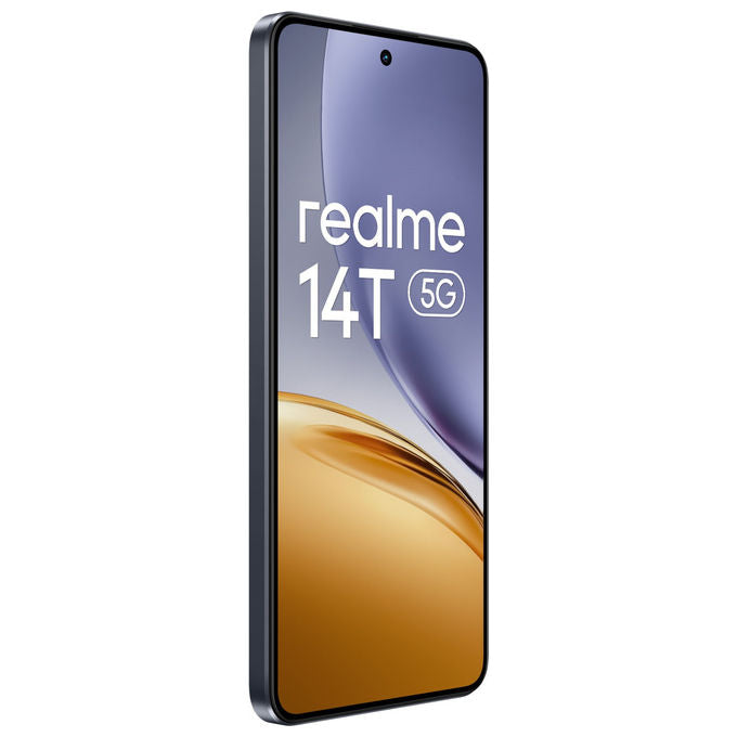 Realme 14T Smartphone 5G 6.67'' 8 GB 256 GB AMOLED 120 Hz Dimensity 6300 Batteria 6000 mAh 45 W IP68 Android 15 colore Nero