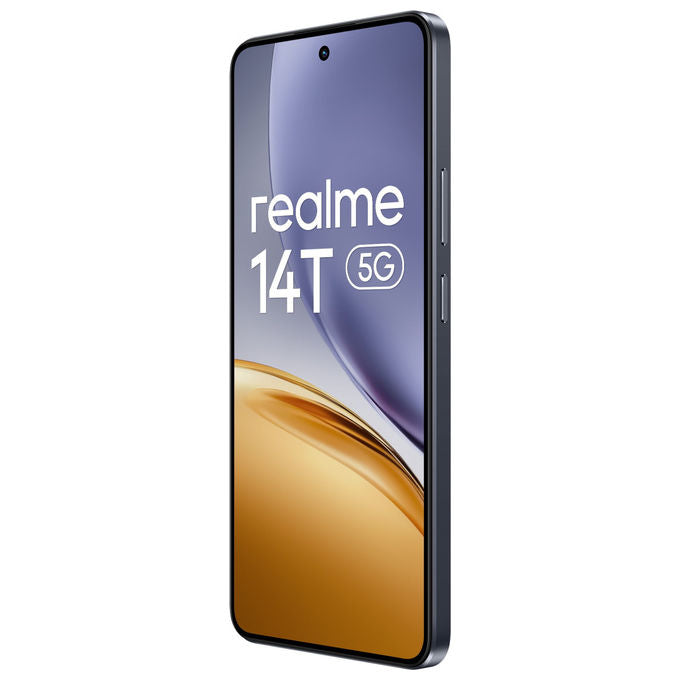 Realme 14T Smartphone 5G 6.67'' 8 GB 256 GB AMOLED 120 Hz Dimensity 6300 Batteria 6000 mAh 45 W IP68 Android 15 colore Nero