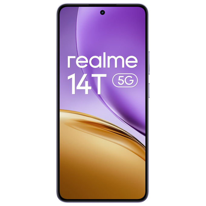 Realme 14T Smartphone 5G 6.67'' 256GB Viola Android 15 Batteria 6000mAh