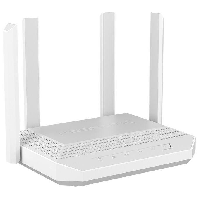 Keenetic Hero Router Wi-Fi 6 AX3000 Dual-band Mesh 4 porte Gigabit Bianco