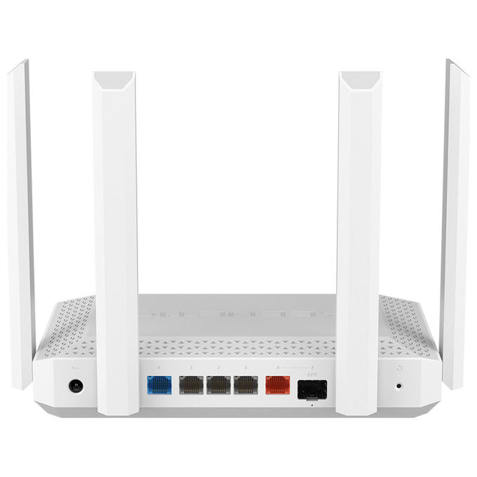 Keenetic Hero Router Wi-Fi 6 AX3000 Dual-band Mesh 4 porte Gigabit Bianco
