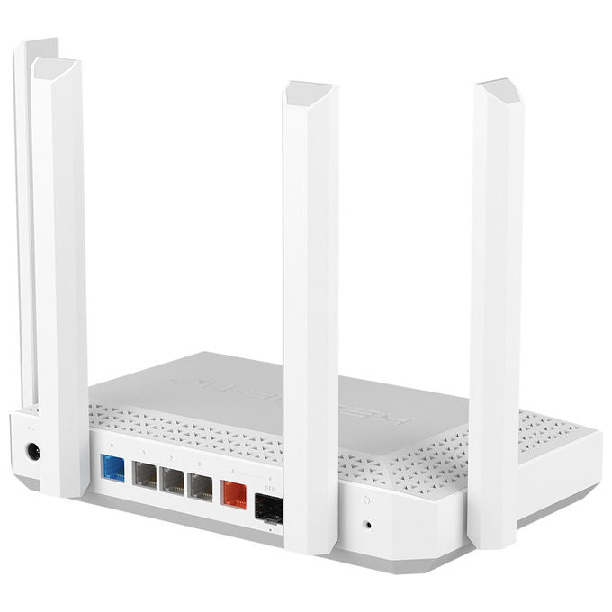 Keenetic Hero Router Wi-Fi 6 AX3000 Dual-band Mesh 4 porte Gigabit Bianco