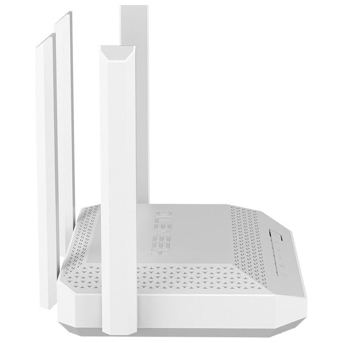Keenetic Hero Router Wi-Fi 6 AX3000 Dual-band Mesh 4 porte Gigabit Bianco