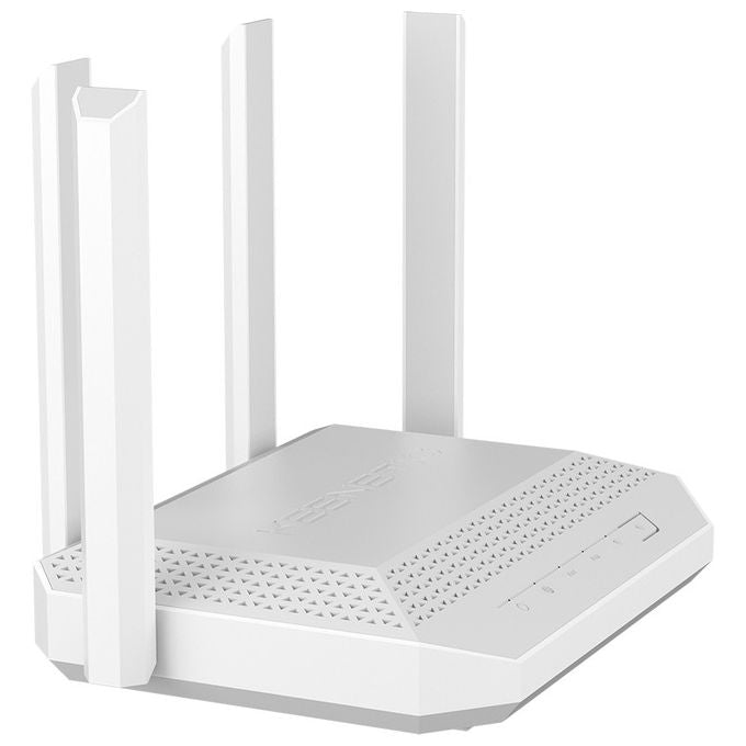 Keenetic Hero Router Wi-Fi 6 AX3000 Dual-band Mesh 4 porte Gigabit Bianco