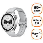 Xiaomi BHR9197GL Watch S4 Smartwatch AMOLED 1.43'' GPS Cardiofrequenzimetro Bluetooth 5.3 5 ATM 15 giorni autonomia colore Argento