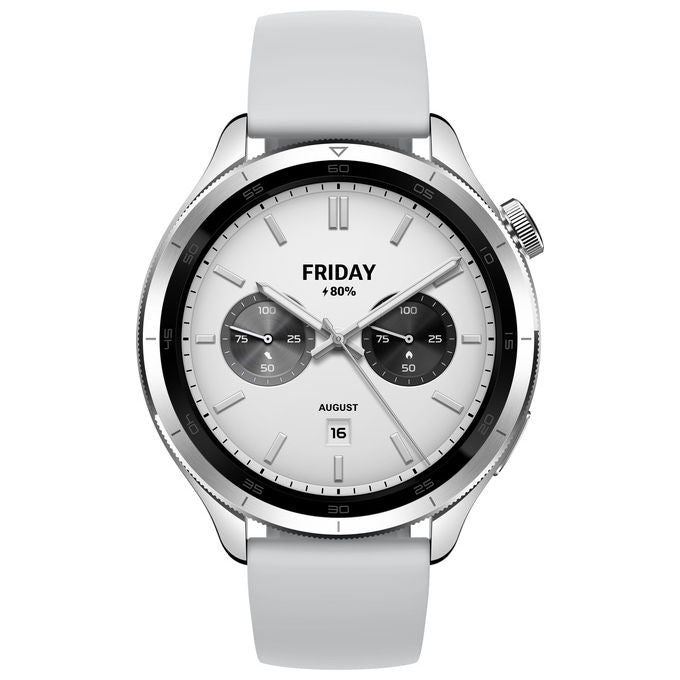 Xiaomi BHR9197GL Watch S4 Smartwatch AMOLED 1.43'' GPS Cardiofrequenzimetro Bluetooth 5.3 5 ATM 15 giorni autonomia colore Argento