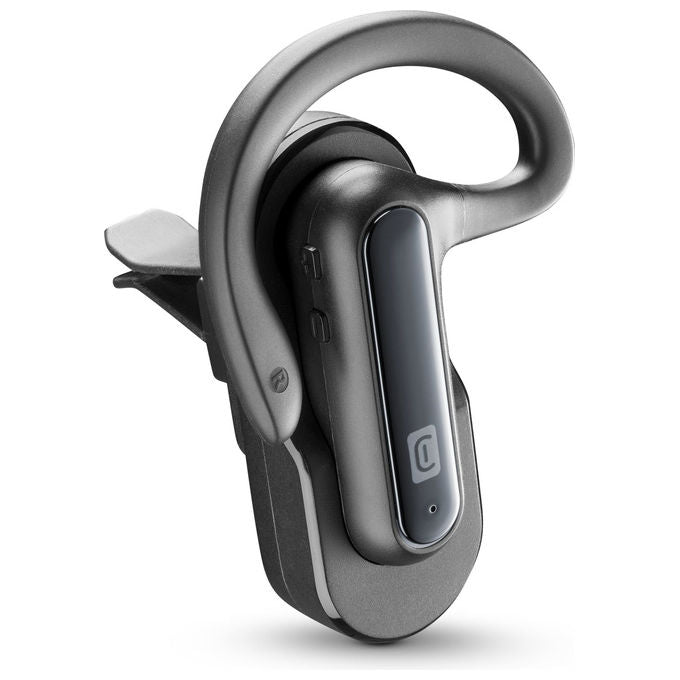 Cellularline Car Flat Auricolare Bluetooth Mono per Auto Nero Universale Leggero