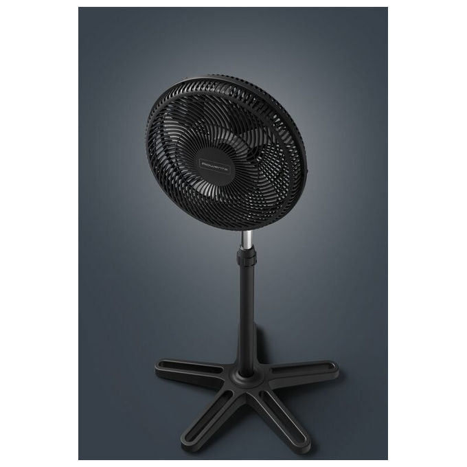 Rowenta VU3110F0 Turbo Essential Ventilatore a Piantana 40 cm 3 Velocita' Altezza Regolabile colore Nero