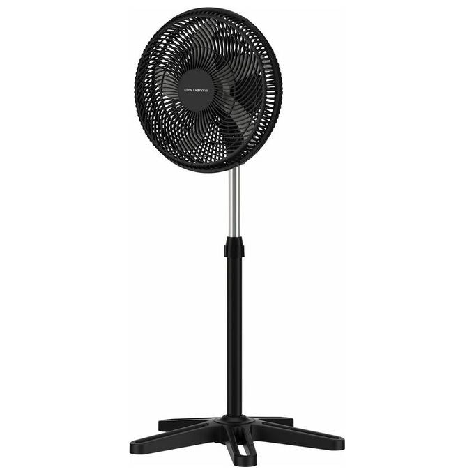 Rowenta VU3110F0 Turbo Essential Ventilatore a Piantana 40 cm 3 Velocita' Altezza Regolabile colore Nero
