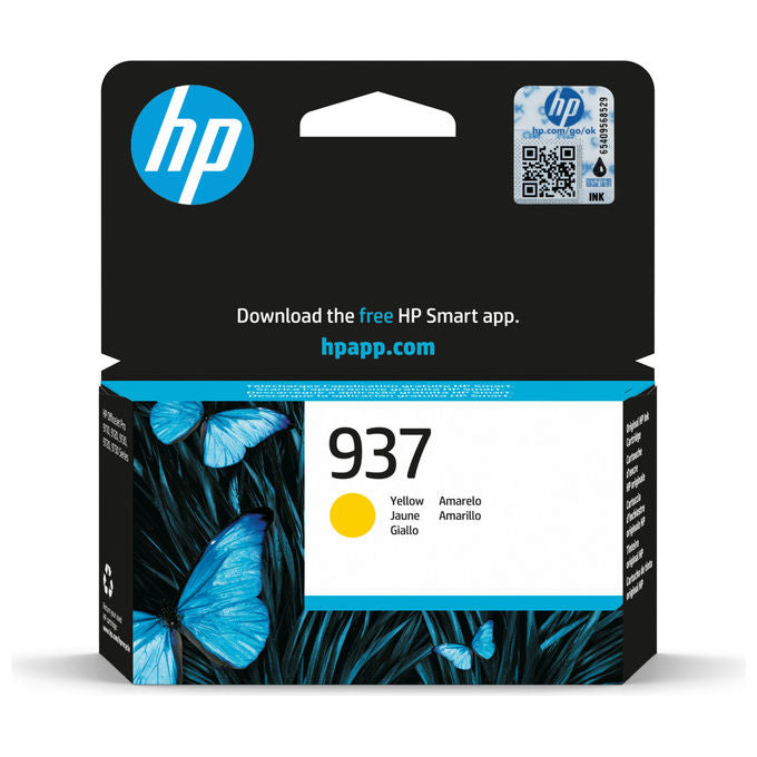 HP Cartuccia 937 Giallo Originale 800 pagine per OfficeJet Pro 9000 Inchiostro Stampante