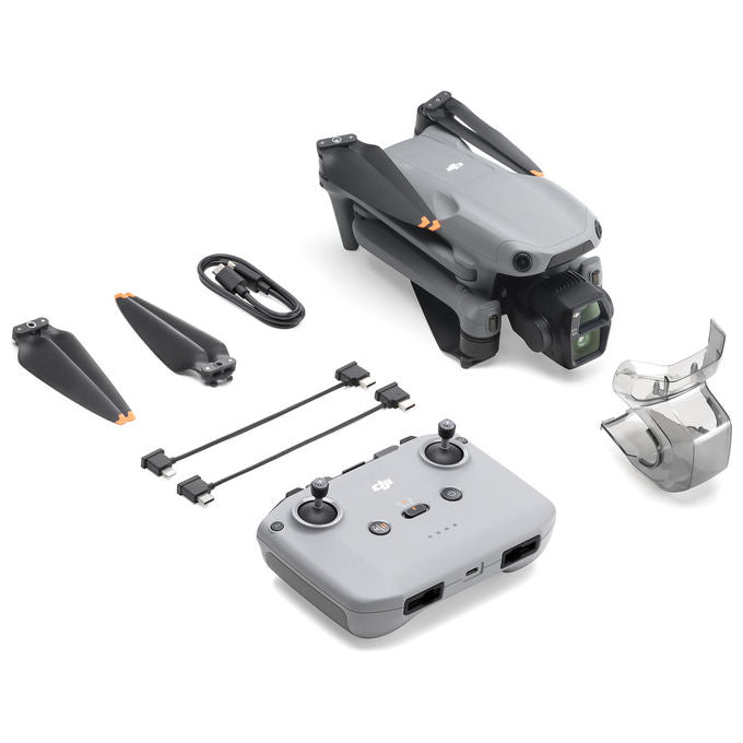DJI Air 3s Drone Quadricottero Grigio 50MP 4K GPS 41min Volo RC-N3