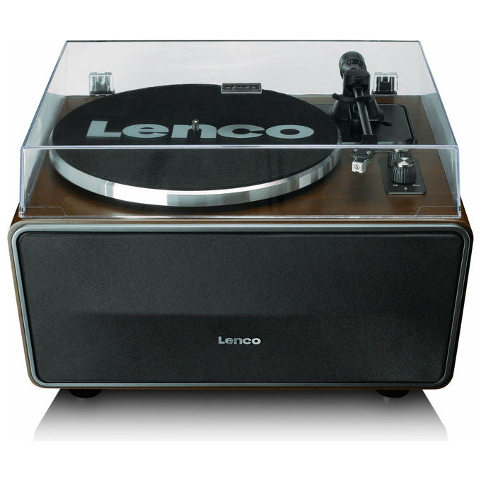 Lenco LS-470WA Giradischi a Cinghia 2 Velocita' 4 Altoparlanti 70W Bluetooth 5.0 Testina Audio Technica colore Nero