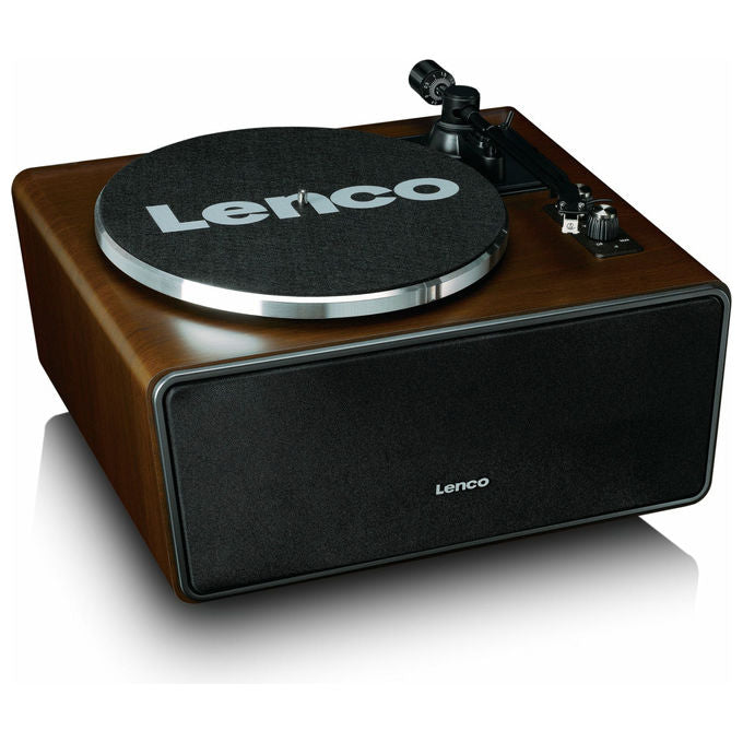 Lenco LS-470WA Giradischi a Cinghia 2 Velocita' 4 Altoparlanti 70W Bluetooth 5.0 Testina Audio Technica colore Nero