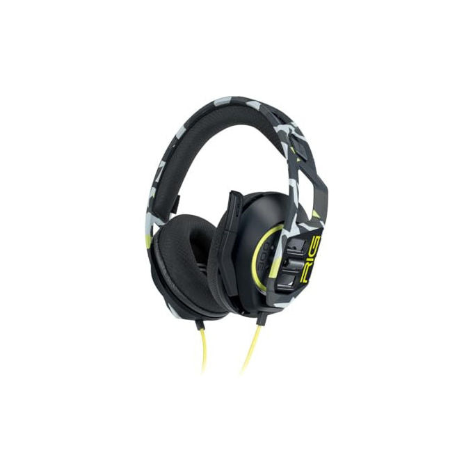 Nacon Cuffie Gaming 300 PRO HS Nero con Microfono Integrato e Cavo