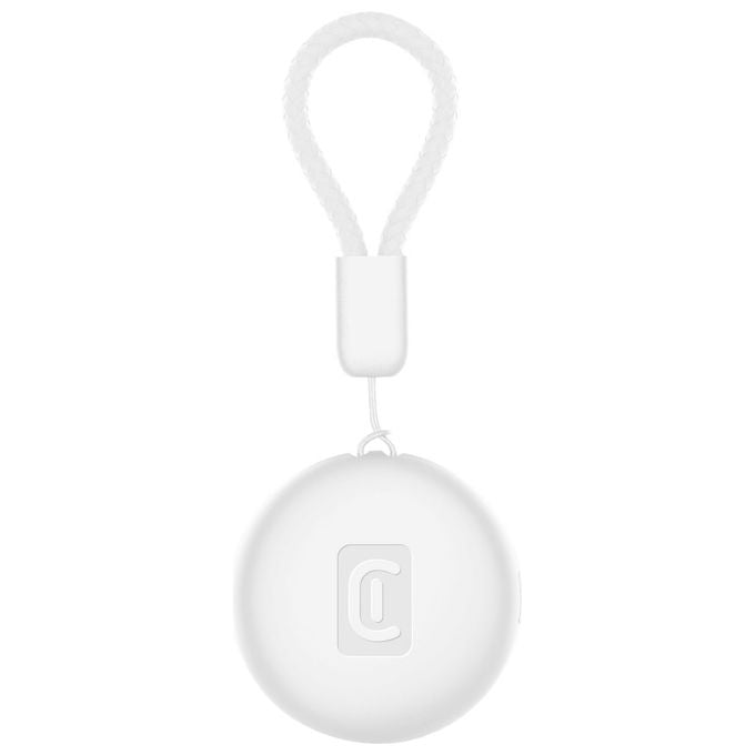 Cellularline Tracy Tag Cercatore Bluetooth Bianco IP67 Compatibile Apple Find My