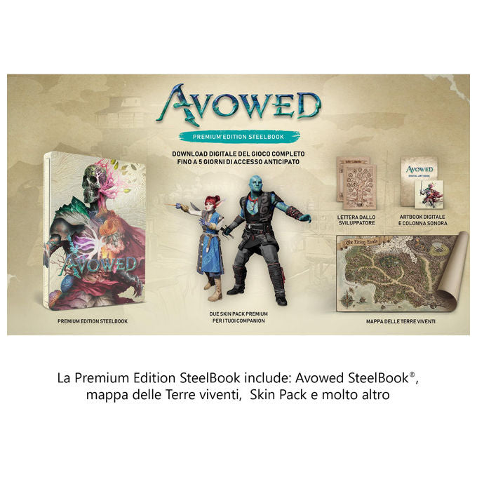 Xbox Avowed Edizione Premium SteelBook con Codice Digitale per Xbox Serie X-S