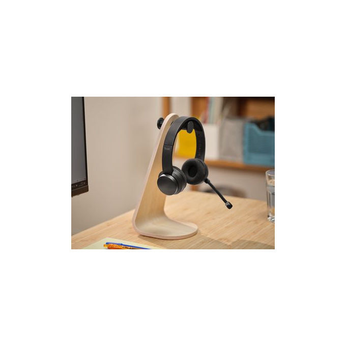 Trust 25463 Ayda Cuffie On-ear Bluetooth Wireless ENC Microfono USB-C Jack 3.5 mm autonomia 24 ore colore Nero