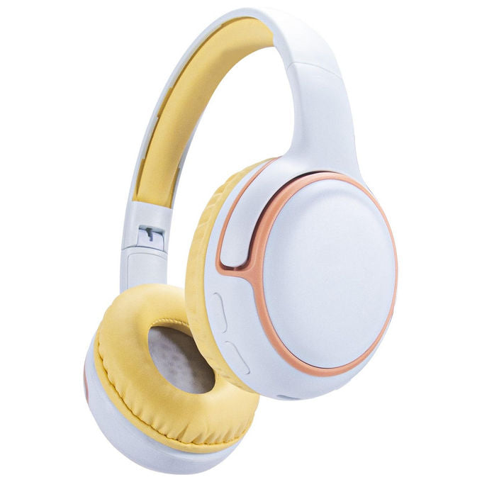 Qubick CGSW0001 Cuffie Gaming Wireless Pieghevoli Blu Chiaro per PC e Console