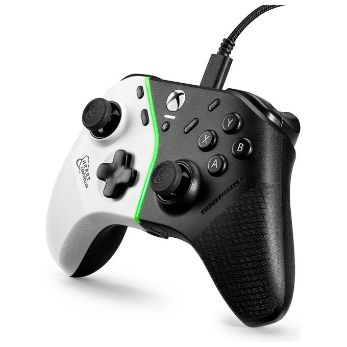 Thrustmaster H.E.A.R.T. Gamepad USB per PC e Xbox One - Nero e Bianco, 16 Tasti