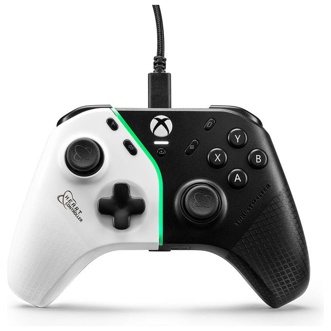 Thrustmaster H.E.A.R.T. Gamepad USB per PC e Xbox One - Nero e Bianco, 16 Tasti