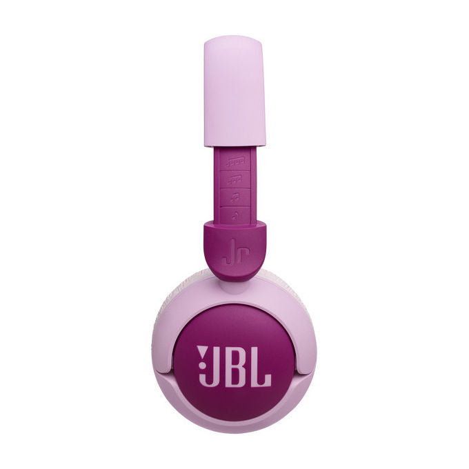 JBL JBLJR320BTPUR Junior 320BT Cuffie a Padiglione Wireless per Bambini Bluetooth 5.3 50h autonomia colore Viola