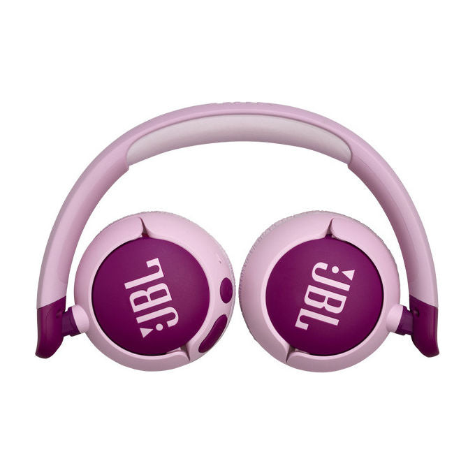 JBL JBLJR320BTPUR Junior 320BT Cuffie a Padiglione Wireless per Bambini Bluetooth 5.3 50h autonomia colore Viola