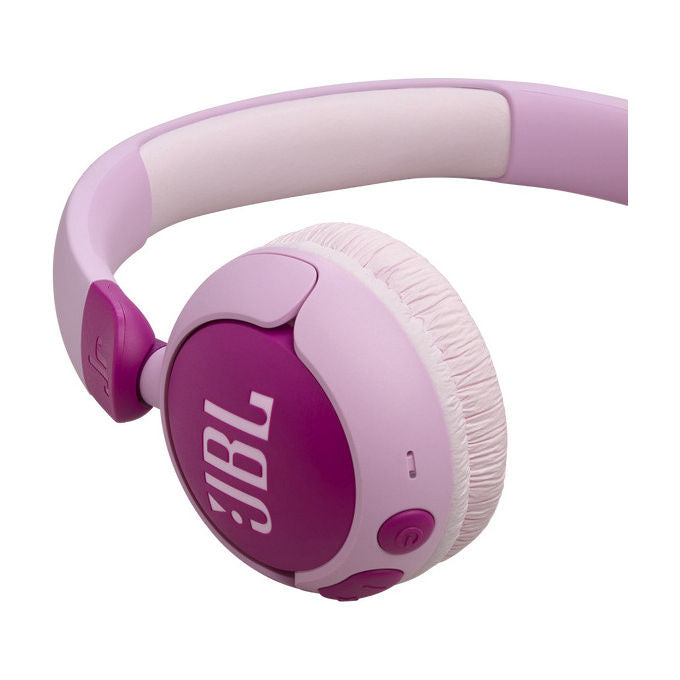 JBL JBLJR320BTPUR Junior 320BT Cuffie a Padiglione Wireless per Bambini Bluetooth 5.3 50h autonomia colore Viola