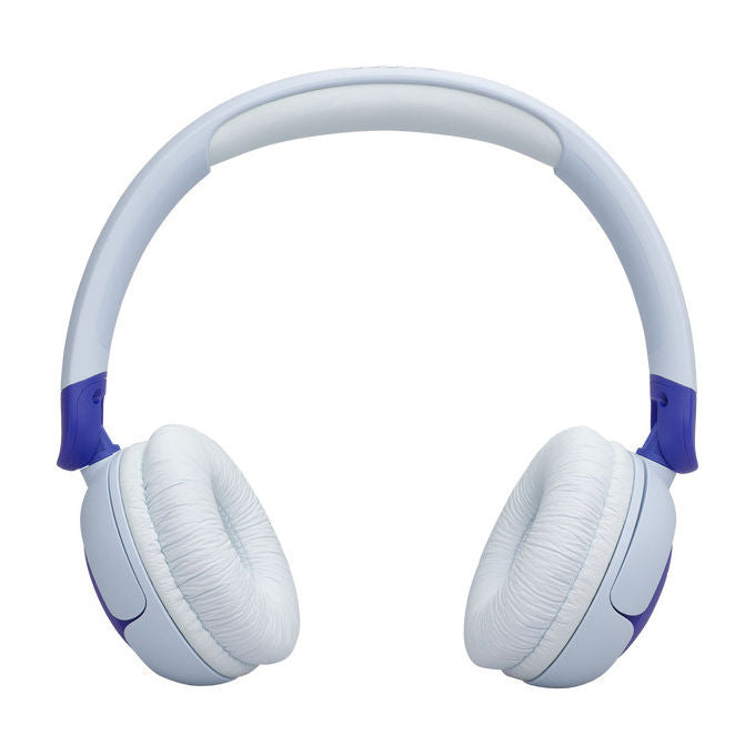 JBL JBLJR320BTBLU Junior 320BT Cuffie On Ear per Bambini Bluetooth 5.3 50 ore Microfono Integrato Safe Sound colore Blu