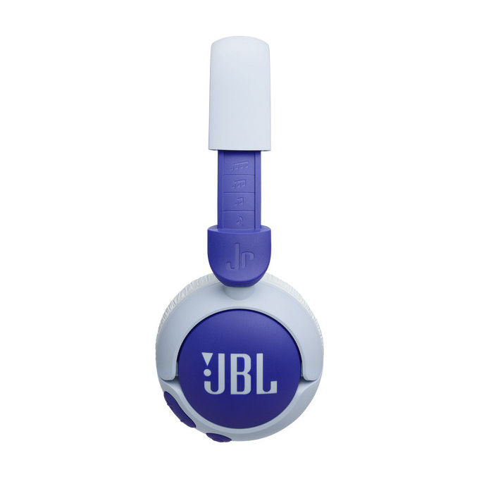 JBL JBLJR320BTBLU Junior 320BT Cuffie On Ear per Bambini Bluetooth 5.3 50 ore Microfono Integrato Safe Sound colore Blu