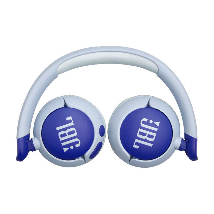 JBL JBLJR320BTBLU Junior 320BT Cuffie On Ear per Bambini Bluetooth 5.3 50 ore Microfono Integrato Safe Sound colore Blu