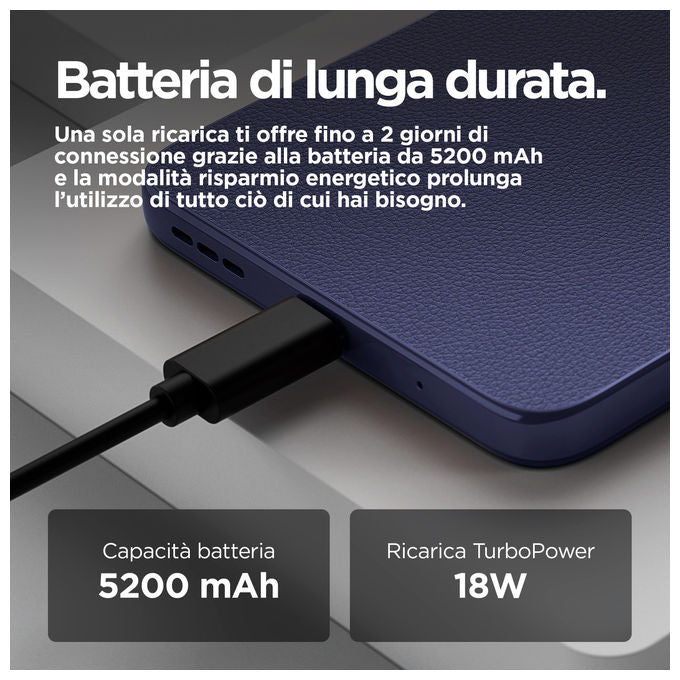 Motorola PB6S0002SE moto e15 Smartphone 6.67'' 4G 2GB 64GB Android 14 Go Dual SIM Batteria 5200mAh colore Lavanda