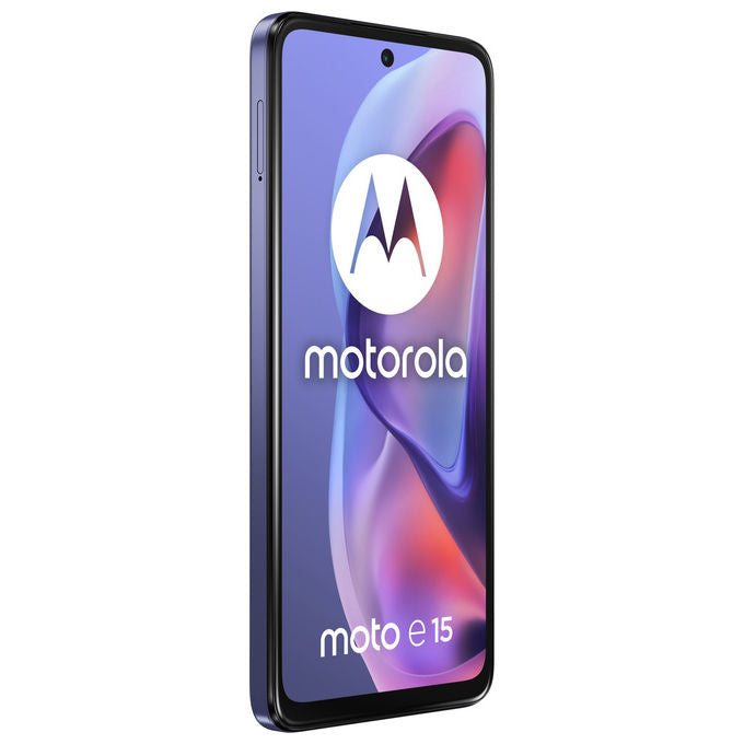 Motorola PB6S0002SE moto e15 Smartphone 6.67'' 4G 2GB 64GB Android 14 Go Dual SIM Batteria 5200mAh colore Lavanda