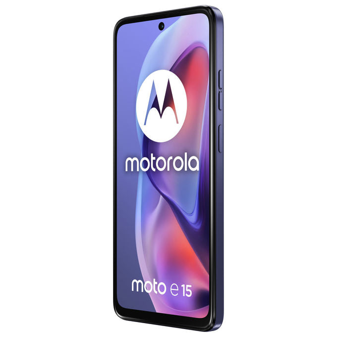 Motorola PB6S0002SE moto e15 Smartphone 6.67'' 4G 2GB 64GB Android 14 Go Dual SIM Batteria 5200mAh colore Lavanda