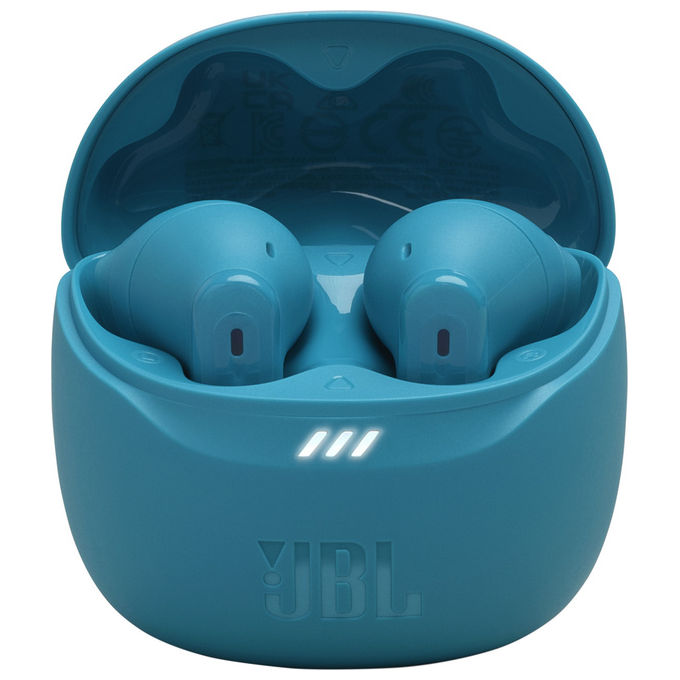 JBL JBLTFLEX2TQE Tune Flex 2 Auricolari True Wireless ANC Adattivo 6 Microfoni IP54 Bluetooth 5.3 48h Autonomia colore Turchese
