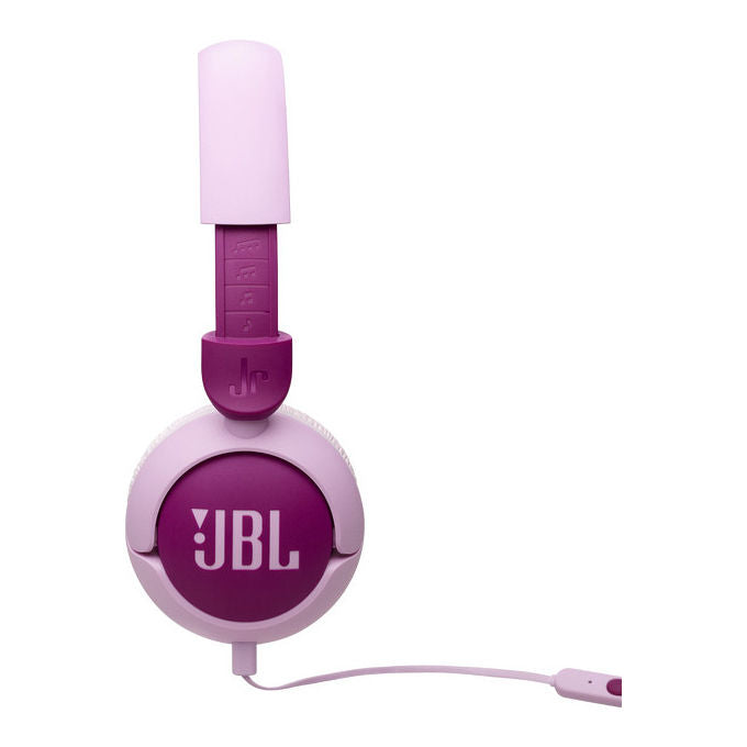 JBL JBLJR320PUR Junior 320 Cuffie On-Ear Cablate per Bambini Microfono Integrato Safe Sound 85 dB Pieghevoli colore Viola