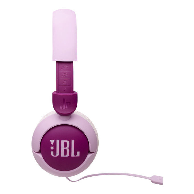 JBL JBLJR320PUR Junior 320 Cuffie On-Ear Cablate per Bambini Microfono Integrato Safe Sound 85 dB Pieghevoli colore Viola
