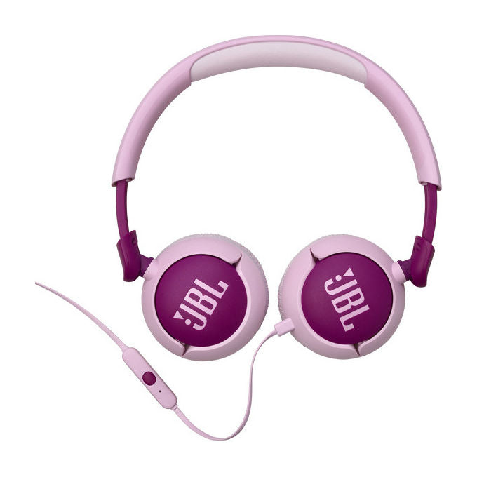 JBL JBLJR320PUR Junior 320 Cuffie On-Ear Cablate per Bambini Microfono Integrato Safe Sound 85 dB Pieghevoli colore Viola
