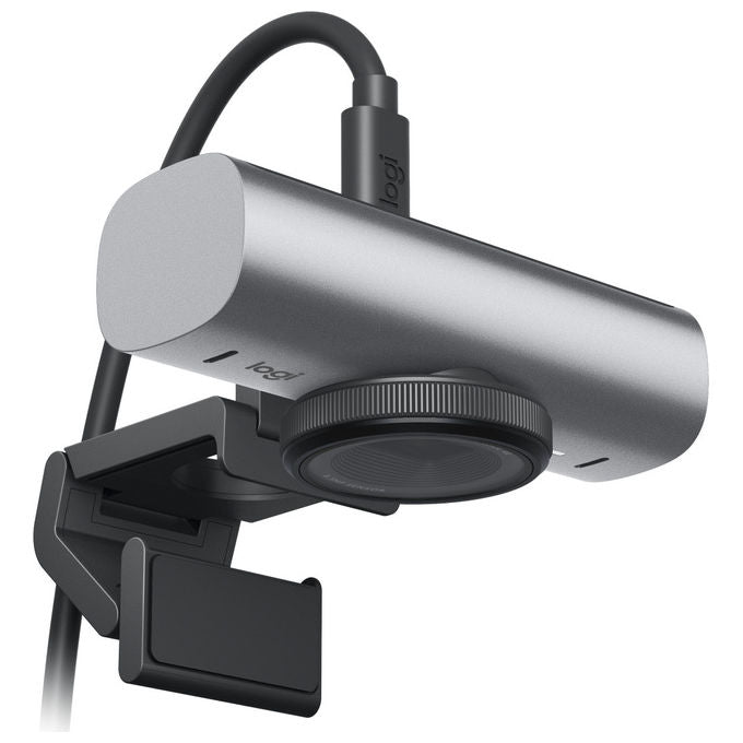 Logitech MX Brio Webcam 4K Ultra HD USB 3.2 30fps Zoom 4x Grafite Compatibile Win-Mac