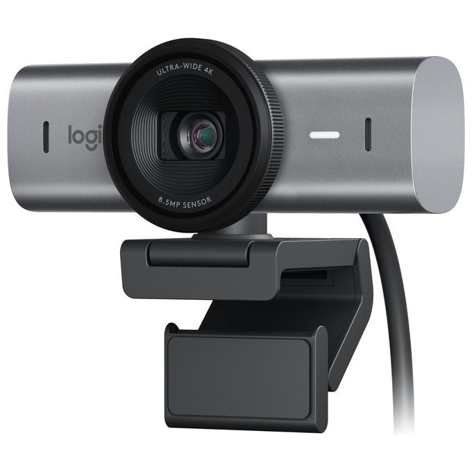 Logitech MX Brio Webcam 4K Ultra HD USB 3.2 30fps Zoom 4x Grafite Compatibile Win-Mac