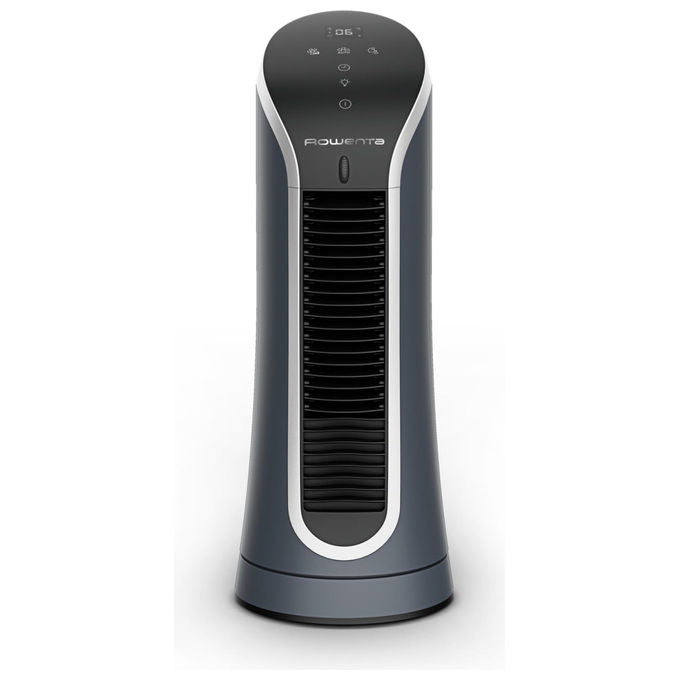 Rowenta VU6220 Eole Compact Ventilatore a Torre 6 Velocita' Timer 8h Display LED 11 W colore Nero