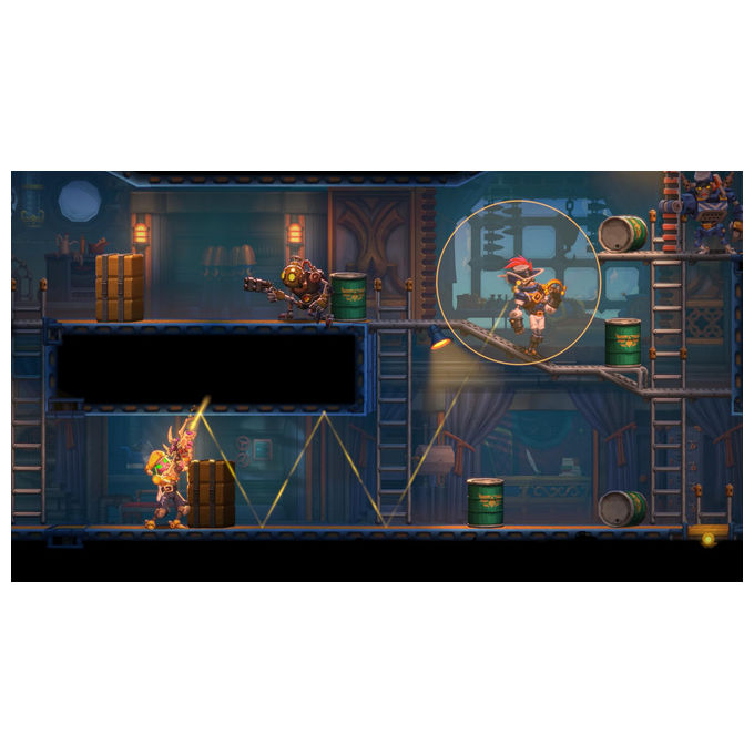 SteamWorld Heist II Videogioco Strategia Battaglie Turni Combattimenti Navali 150+ Armi