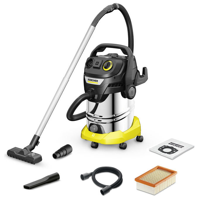 Karcher KWD 6 P Aspiratore Professionale Secco e Bagnato 30 L 1300 W
