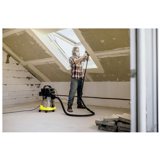Karcher KWD 6 P Aspiratore Professionale Secco e Bagnato 30 L 1300 W